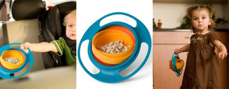 Bol anti-renversement, Assiette bébé, Gyro bowl, Bol pour bébé